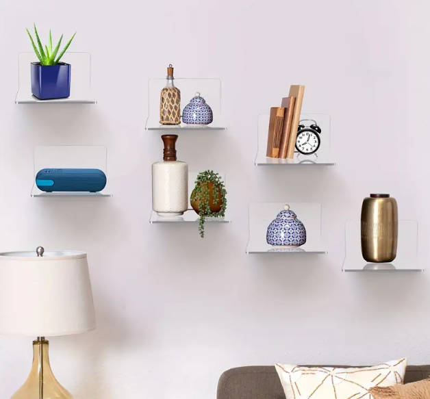 Acrylic CCTV Holder Camera Rack L Shape Holder Hanging