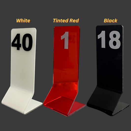 Table Numbers Stand