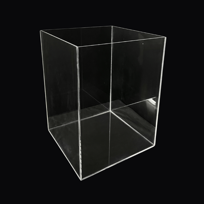 Acrylic 5 Faced Display Case With Empty Base