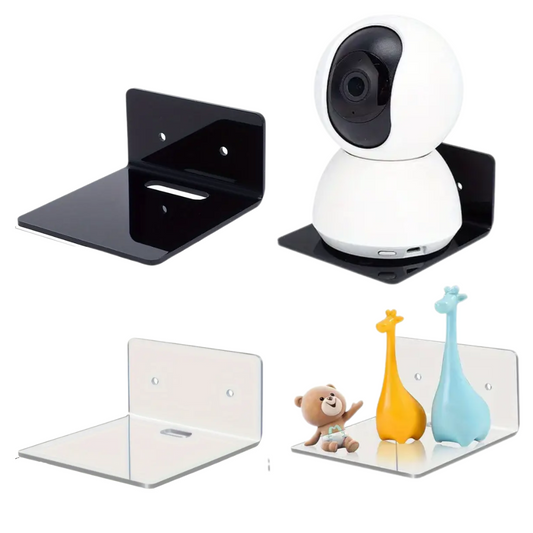 Acrylic CCTV Holder Camera Rack L Shape Holder Hanging