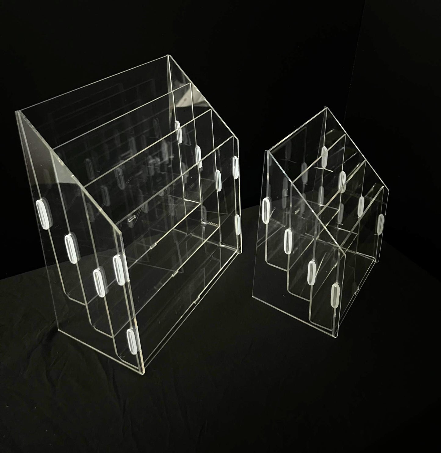 Acrylic 3 tier Brochure Holder for A4 / A5 size paper DIY Self assembly