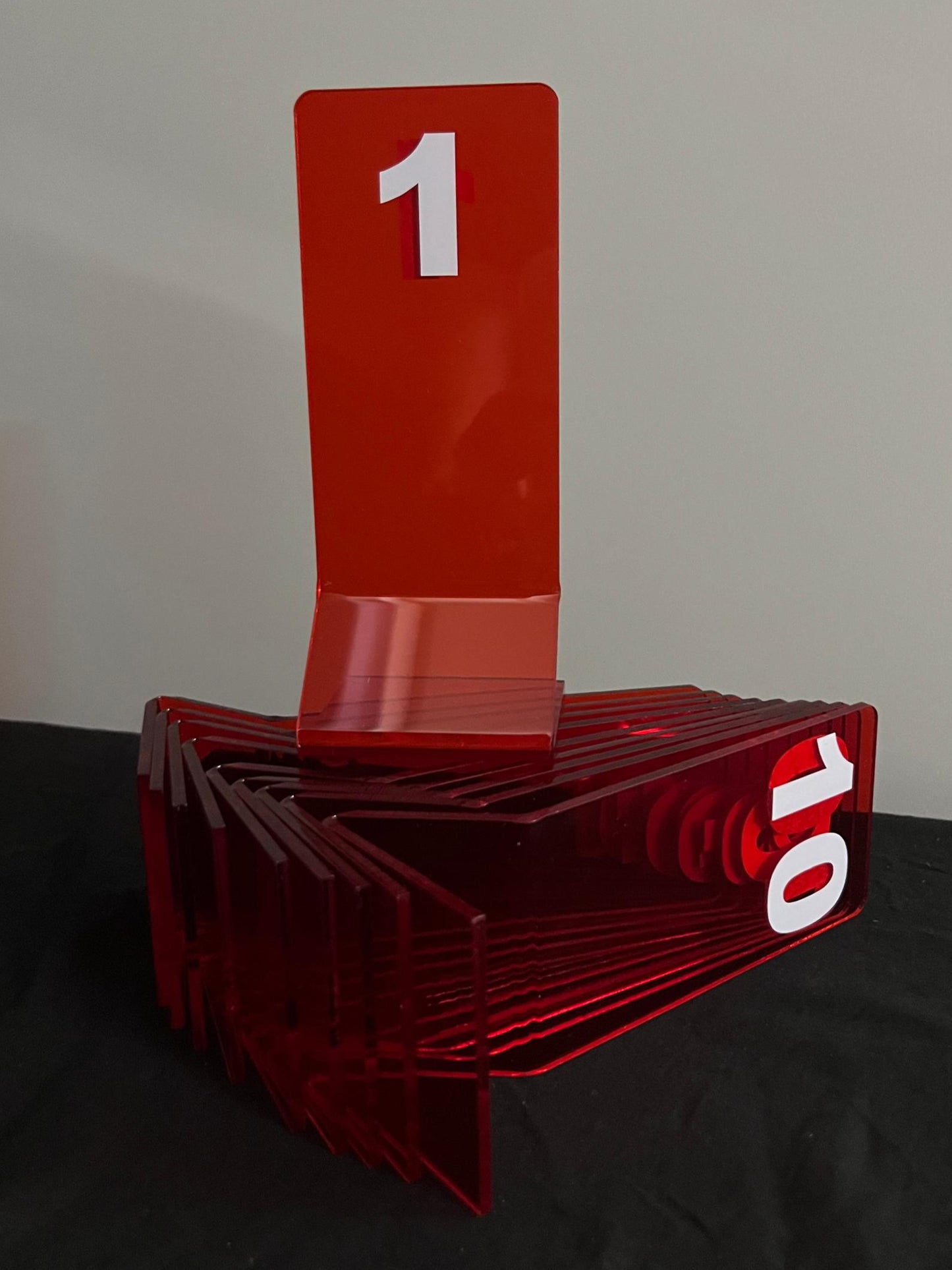 Table Numbers Stand