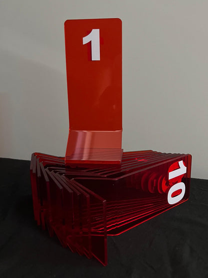 Table Numbers Stand