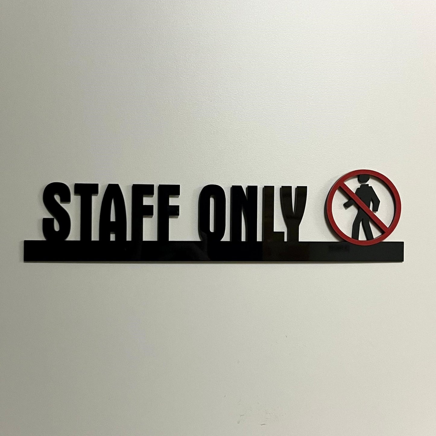 Acrylic 3D Minimalistic and Modern Signage