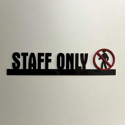 Acrylic 3D Minimalistic and Modern Signage
