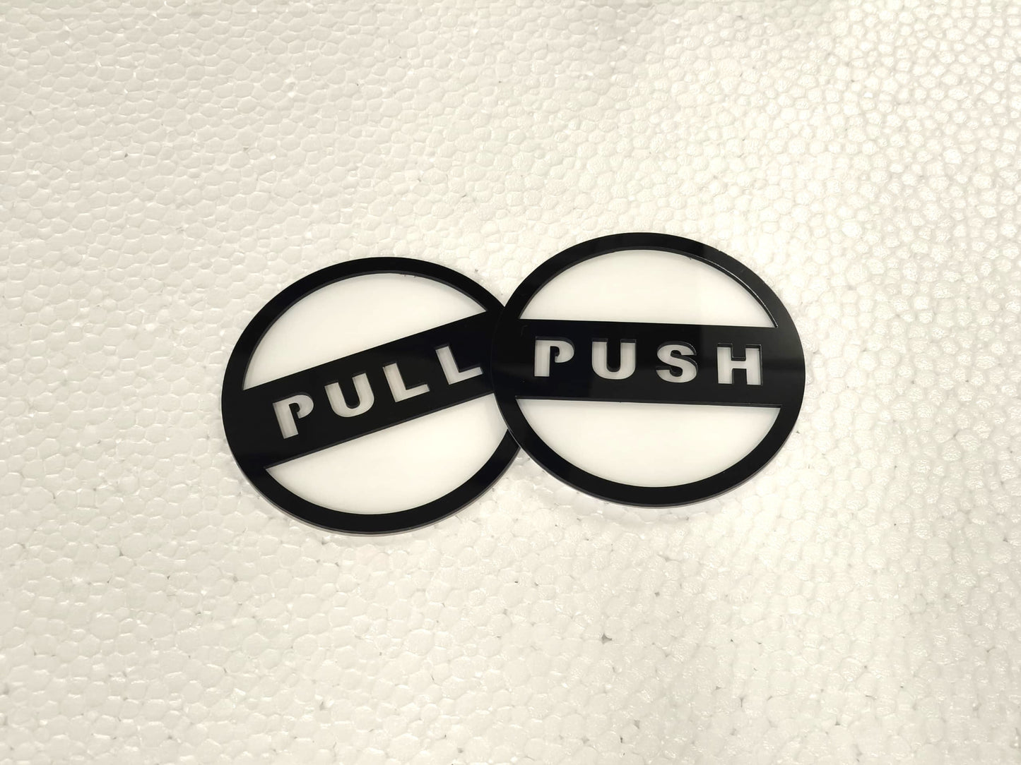 Push and Pull Door Sign Door Signage / 推拉提示牌