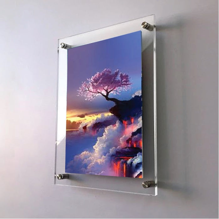 Wall Mount Acrylic Sandwich Frame