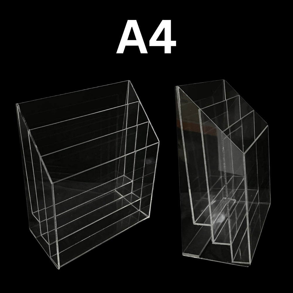 Acrylic 1 tier & 3 tiers Brochure Holder for A4 / A5 size paper