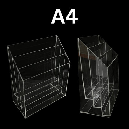Acrylic 1 tier & 3 tiers Brochure Holder for A4 / A5 size paper