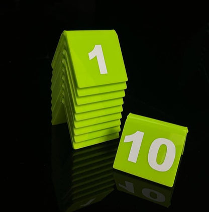 Table Number Plate V Shape