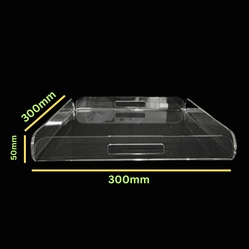 Acrylic Premium Tray Multupurpose Food Donut Pastries Desserts Tray Holder