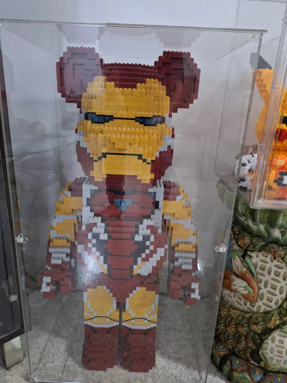 Bearbrick Acrylic DIY Self Assemble Display Box 400% & 1000% Clear Base