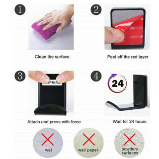 Acrylic Wall Mounted Headset Holder Hanger