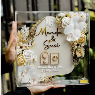 Acrylic Gift Box for wedding / Kotak Acrylic Duit Hantaran Kahwin