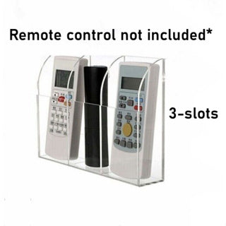 Acrylic Air Conditioner / TV / Multipurpose Remote Control Holder Wall Mount