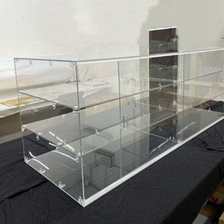 DIY- self assemble Acrylic Display Cabinet Donuts / Cupcake / Pastries / Breads