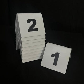 Table Number Plate V Shape