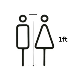 Minimalist Icon Signage/ Wifi Sign/ Door Sign/ Toilet Sign