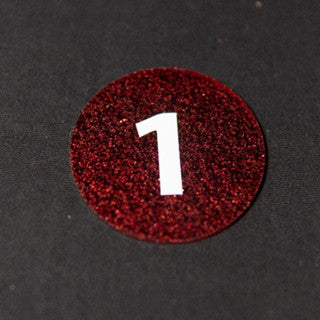 Acrylic Table Number Cafe Nombor Meja Round