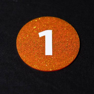 Acrylic Table Number Cafe Nombor Meja Round