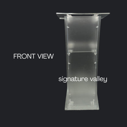 DIY Acrylic Rostrum Speaking Podium Self Assemble Event Stand