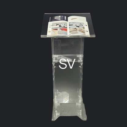 DIY Acrylic Rostrum Speaking Podium Self Assemble Event Stand