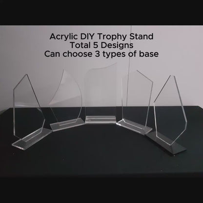 DIY Empty Acrylic Trophy Blank Award | Corporate Award