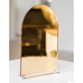 Table Double 2 Sided Mirror Acrylic Stand for event / wedding / decoration